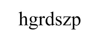 HGRDSZP trademark