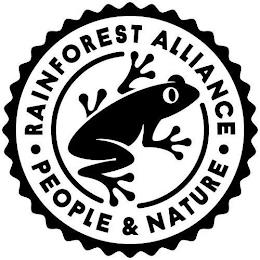 · RAINFOREST ALLIANCE · PEOPLE & NATURE trademark