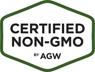 CERTIFIED NON-GMO BY AGW trademark