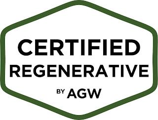 CERTIFIED REGENERATIVE BY AGW trademark