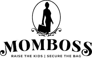 MOMBOSS RAISE THE KIDS| SECURE THE BAG trademark