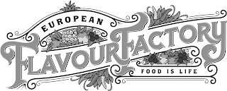 EUROPEAN FLAVOUR FACTORY FOOD IS LIFE trademark