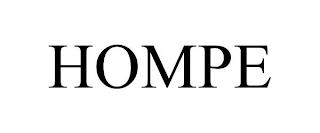 HOMPE trademark