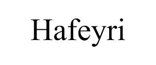 HAFEYRI trademark