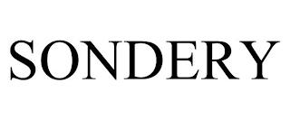 SONDERY trademark