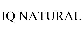 IQ NATURAL trademark