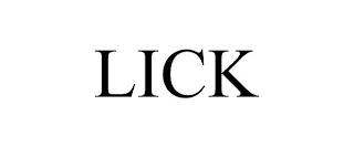 LICK trademark