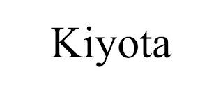 KIYOTA trademark