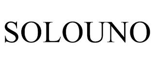 SOLOUNO trademark