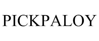 PICKPALOY trademark