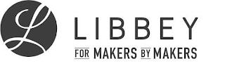 L LIBBEY FOR MAKERS BY MAKERS trademark