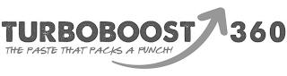 TURBOBOOST 360 THE PASTE THAT PACKS A PUNCH trademark