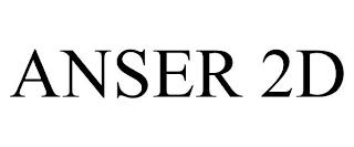 ANSER 2D trademark