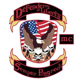 DEFENDERS OF LIBERTY MC SEMPER PROGREDI trademark