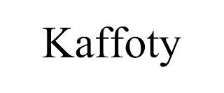 KAFFOTY trademark