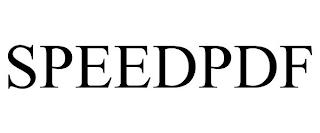 SPEEDPDF trademark