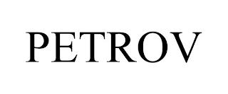 PETROV trademark