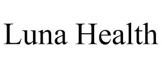 LUNA HEALTH trademark