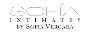 SOFIA INTIMATES BY SOFIA VERGARA trademark