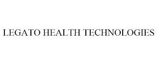 LEGATO HEALTH TECHNOLOGIES trademark