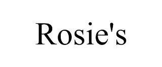 ROSIE'S trademark