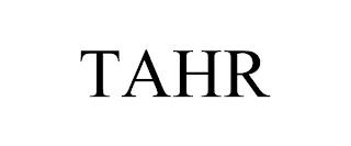 TAHR trademark