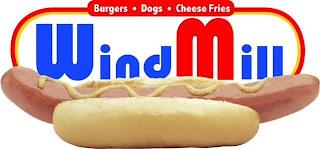 WINDMILL BURGERS · DOGS · CHEESE FRIES trademark