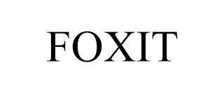 FOXIT trademark