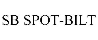 SB SPOT-BILT trademark