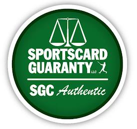 SPORTSCARD GUARANTY LLC SGC AUTHENTIC trademark