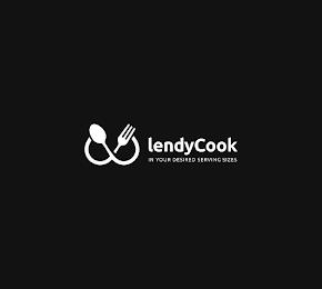 LENDYCOOK IN YOUR DESIRED SERVING SIZES trademark