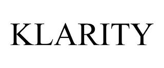 KLARITY trademark