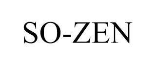 SO-ZEN trademark