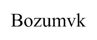 BOZUMVK trademark