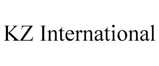 KZ INTERNATIONAL trademark