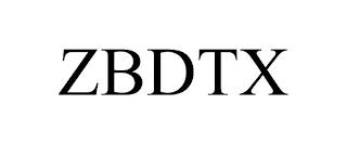 ZBDTX trademark