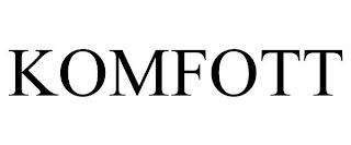 KOMFOTT trademark