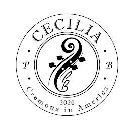 CECILIA PB 2020 CREMONA IN AMERICA trademark