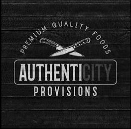 AUTHENTICITY PROVISIONS PREMIUM QUALITY FOODS trademark