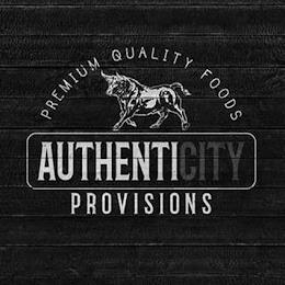 AUTHENTICITY PROVISIONS PREMIUM QUALITY FOODS trademark