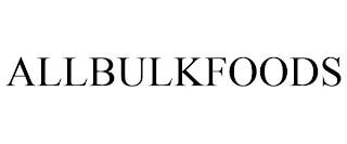 ALLBULKFOODS trademark