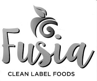 FUSIA CLEAN LABEL FOODS trademark