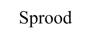 SPROOD trademark