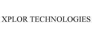 XPLOR TECHNOLOGIES trademark