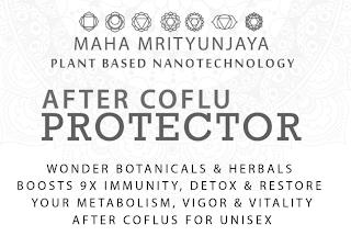 MAHA MRITYUNJAYA PLANT BASED NANOTECHNOLOGY AFTER COFLU PROTECTOR WONDER BOTANICALS & HERBALS BOOSTS 9X IMMUNITY, DETOX & RESTORE YOUR METABOLISM, VIGOR & VITALITY AFTER COFLUS FOR UNISEX trademark