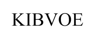 KIBVOE trademark