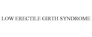 LOW ERECTILE GIRTH SYNDROME trademark