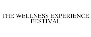 THE WELLNESS EXPERIENCE FESTIVAL trademark