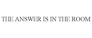 THE ANSWER IS IN THE ROOM trademark