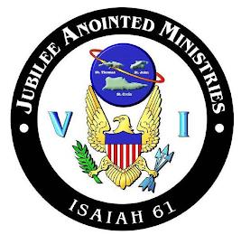 JUBILEE ANOINTED MINISTRIES ST. THOMAS ST. JOHN ST. CROIX VI ISAIAH 61 trademark